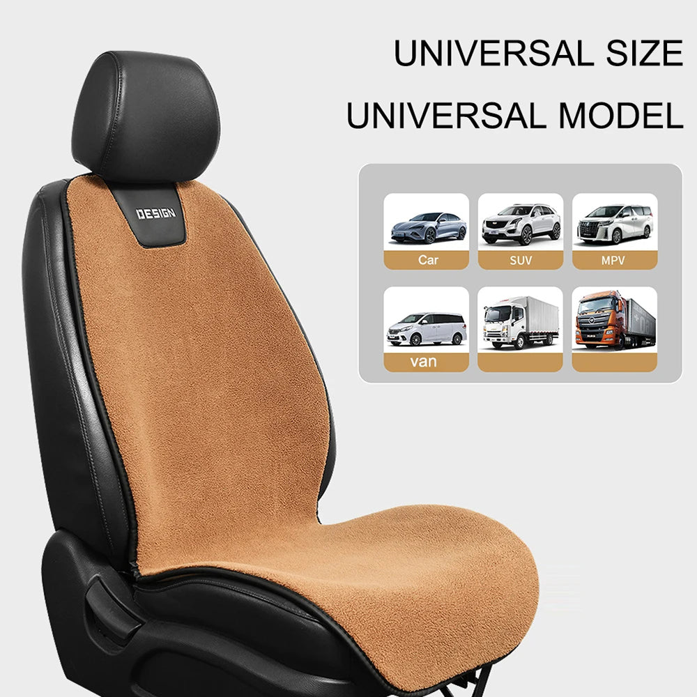 12V Winter Car Heating Cushion Electric Plush Warm Mat Pad 3-Level Adjustable Winter Seat Cushion