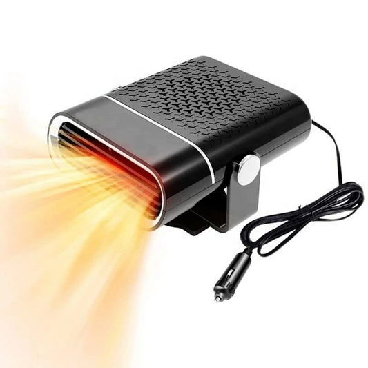 Car Portable Heater 2 in 1 Heating Cooling Electric Fan 360° Adjustable Defroster