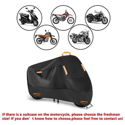 Motorcycle Rainproof Sunscreen Anti-UV Thickened Oxford Cloth Dust Cover