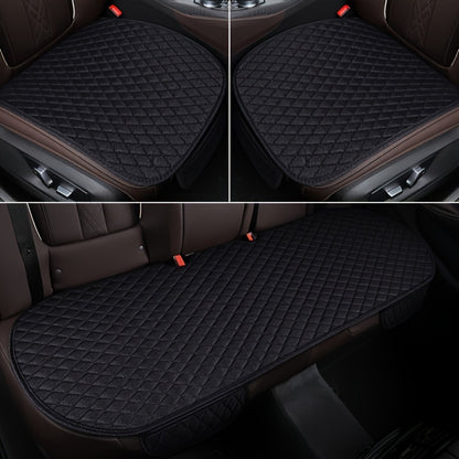 Car All-Season Non-Slip Linen Seat Covers - 3/5/11pcs