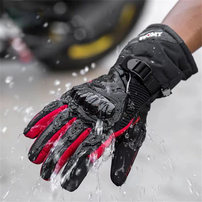 Motorcycle Waterproof Winter Warm Touch Screen Anti Slip Protective Gloves