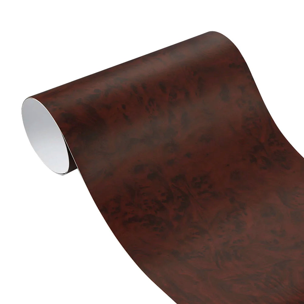 Internal Sticker Car PVC Self-adhesive Wood Grain Textured Wrap Film Internal Stickers ...