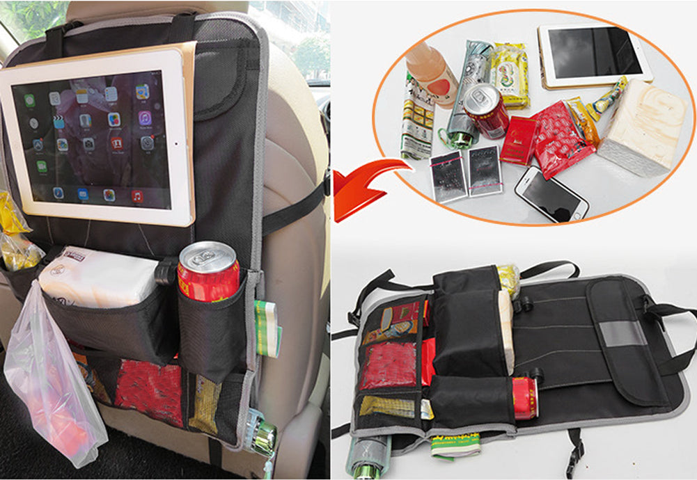 Auto Car Back Seat Organizer Holder Multi Pocket Travel Storage