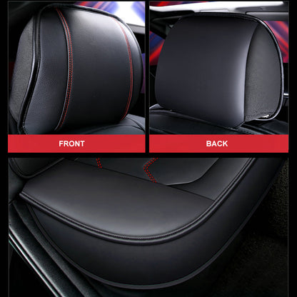Car Universal Full Seat Mat Cover PU Leather Breathable Cushion Pad
