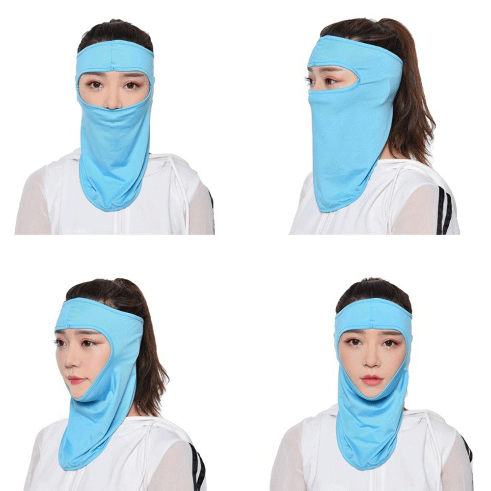 Motorcycle Lycra Soft Face Mask Dustproof Outdoor Sunproof Scarf Masks