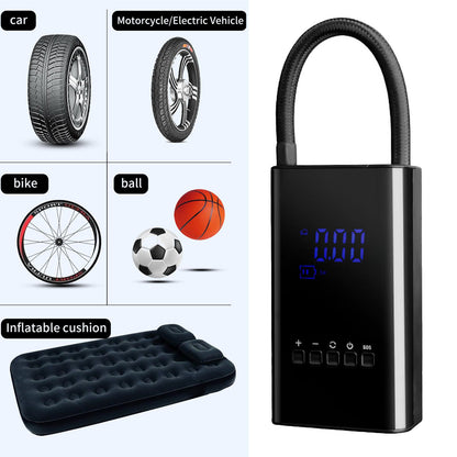 Car Wireless Digital Portable Tire Inflator Handheld Air Compressor Tools 4000mAh