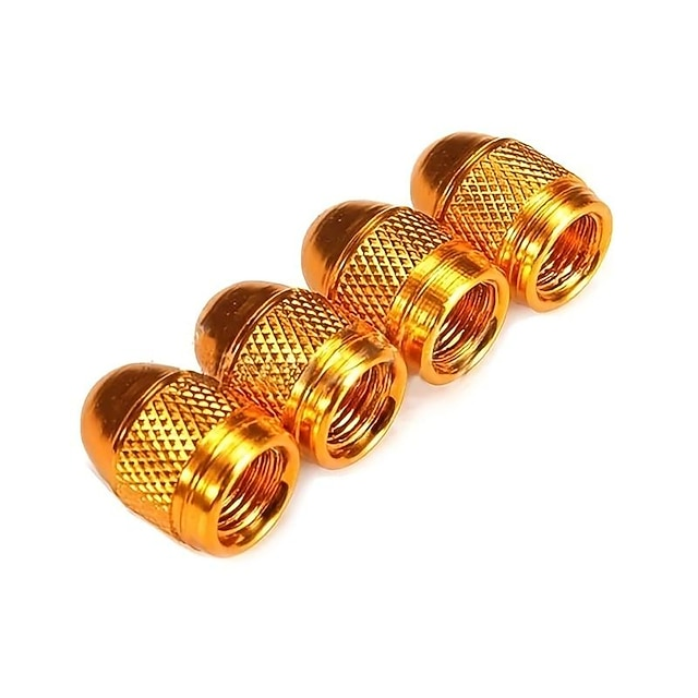 4PCS Universal  Aluminum Tire Valves Caps Dust Cap Stem Stem Caps For Car Truck Bike Decorations