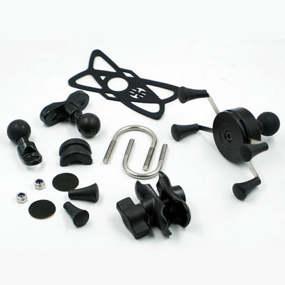 Motorcycle Bike Universal Aluminum Alloy Handlebar Mirror Holder Stand