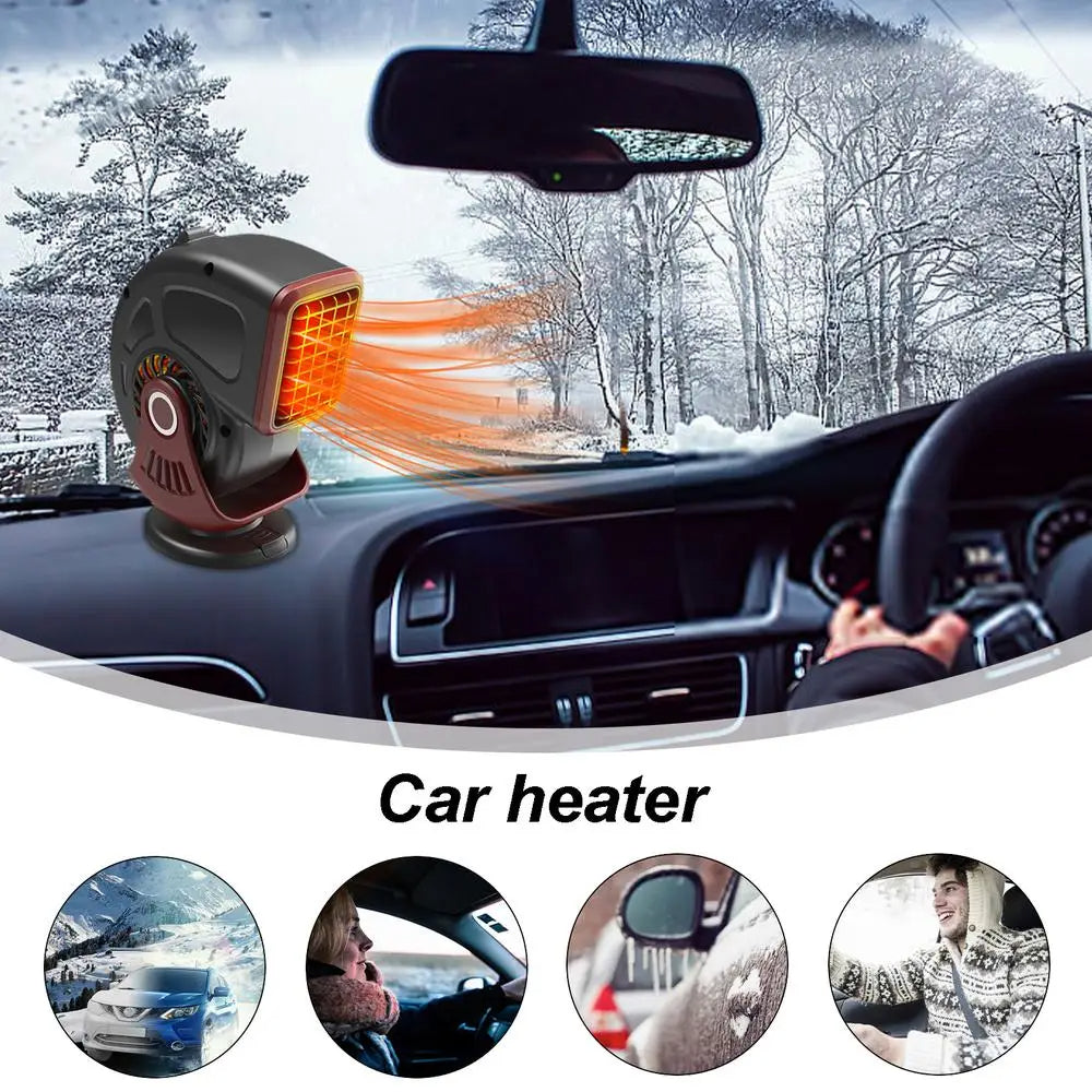 2 IN 1 Car Cooling Heating Dual-Purpose Portable Winter Warm Fan Defogger