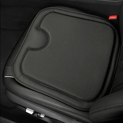 Car Leather Breathable Mesh Heightening Seat Cushion