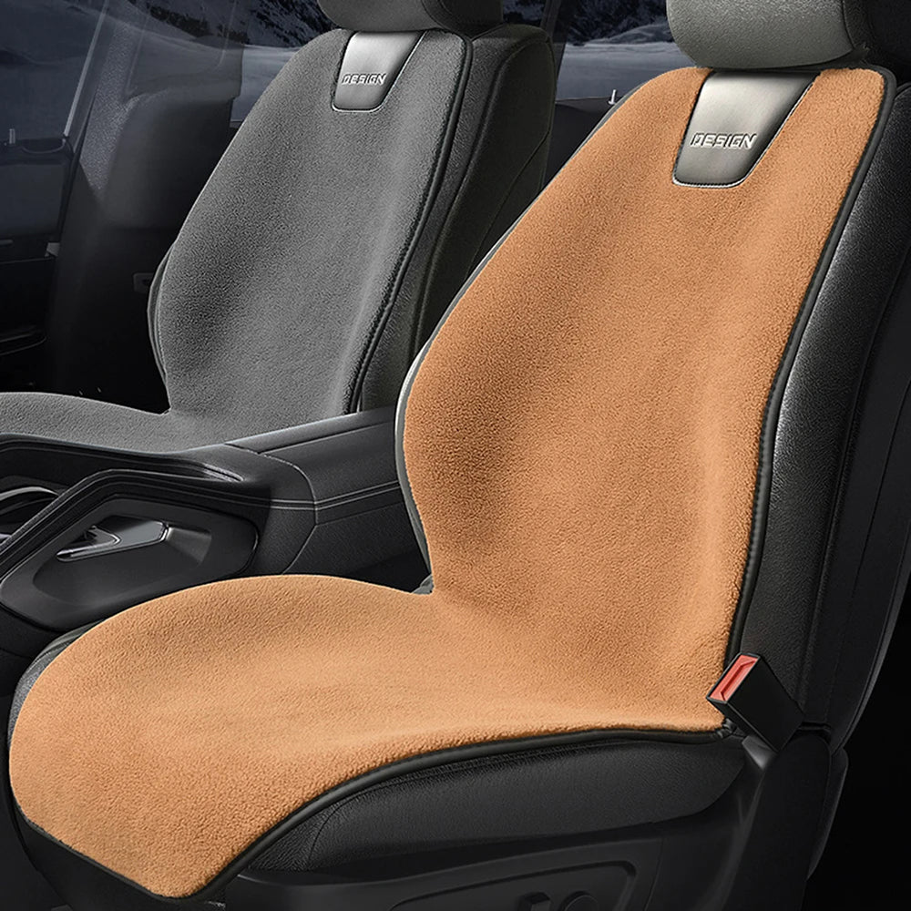 12V Winter Car Heating Cushion Electric Plush Warm Mat Pad 3-Level Adjustable Winter Seat Cushion