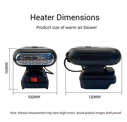 Car Rechargeable Portable  Adjustable Efficient Heat Fan Winter Essential