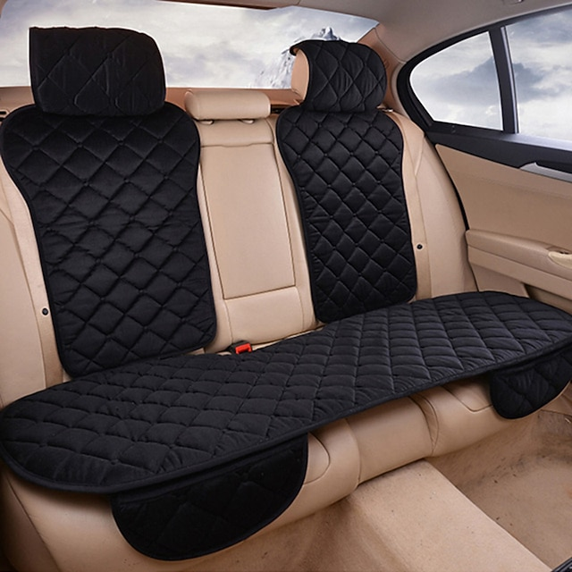 3 Pcs/set Car Seat Cover Set Universal Plush Seat Cushion Protector Mat