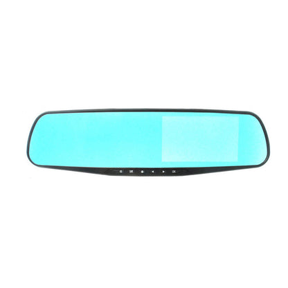 4.3 Inch Dual Lens 1080P Car DVR Dash Cam Video Recorder Rear View Mirror Camera Refit