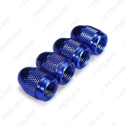 4PCS Universal  Aluminum Tire Valves Caps Dust Cap Stem Stem Caps For Car Truck Bike Decorations
