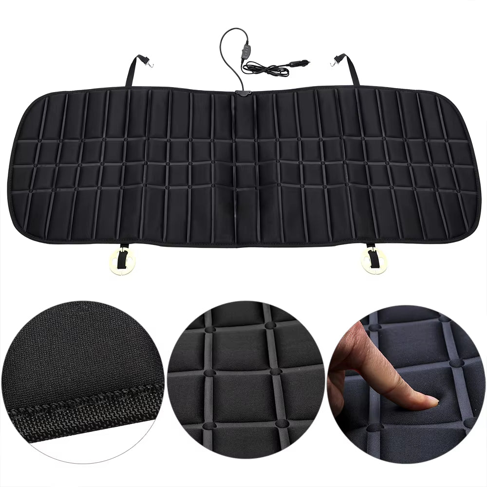 12V Car Auto Rear Seat Heated Cushion Heating Warmer Cushions Mat Electric Heating Pad