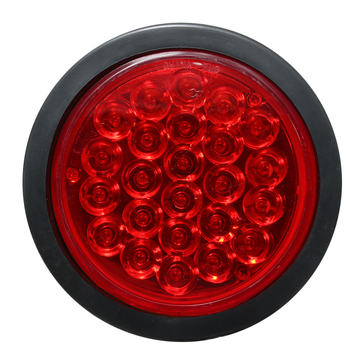 24 LED Red White Yellow Round Rear Tail Stop Light Brake Lamp Reflector for Truck Trailer Bus Boat