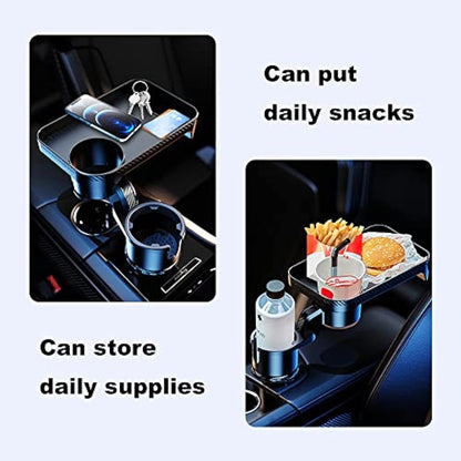 Car Cup Holder Tray Table Organizer