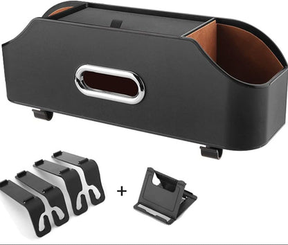 Car Rear Seat Multifunctional Storage Box Organizer