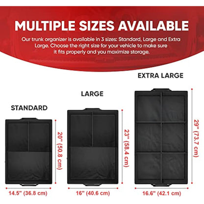 Trunk Car Collapsible Multi Compartment Storage Organizer