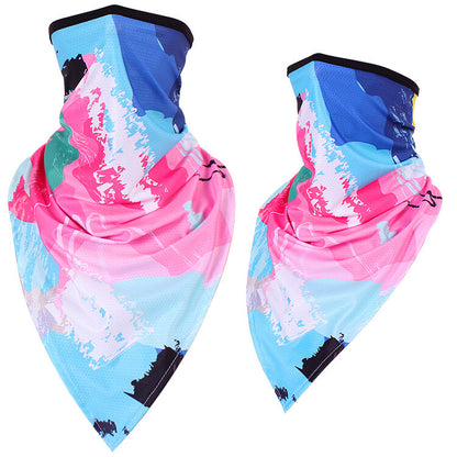 Motorcycle Sun-protection Ice Silk Breathable Pattern Summer Masks