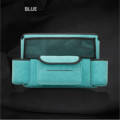 Car Handbag Holder Between Seats Suede Large Capacity Storage Organizer