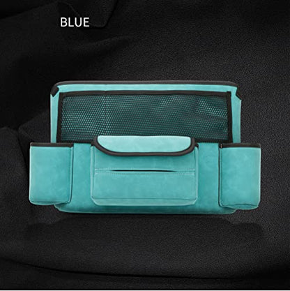 Car Handbag Holder Between Seats Suede Large Capacity Storage Organizer