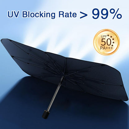 Car Windshield Sun Shade Foldable Umbrella Cover