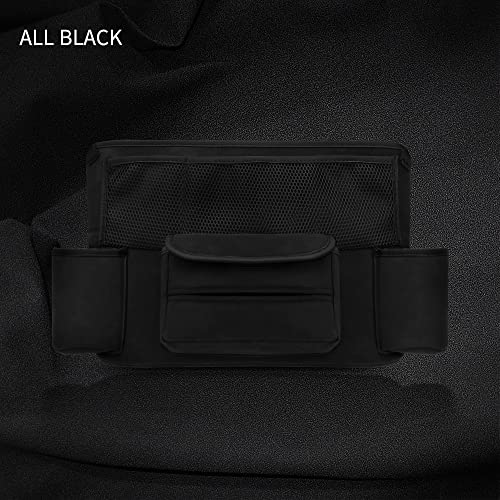 Car Handbag Holder Between Seats Suede Large Capacity Storage Organizer