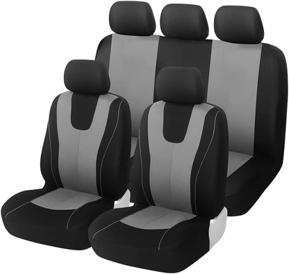 Car Full Set Polyester Automotive Breathable Waterproof Seat Covers