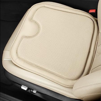 Car Leather Breathable Mesh Heightening Seat Cushion