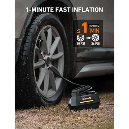 AstroAI Tire Inflator Portable Air Compressor Air Pump for Car Tires