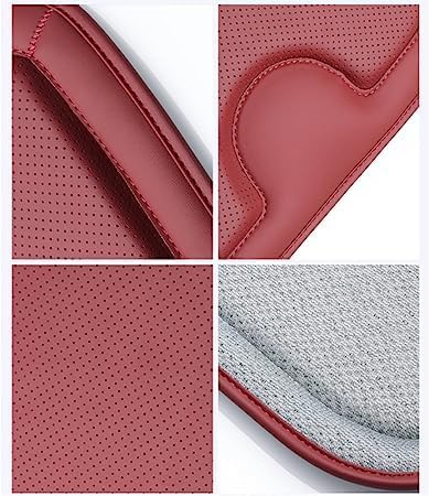 Car Leather Breathable Mesh Heightening Seat Cushion
