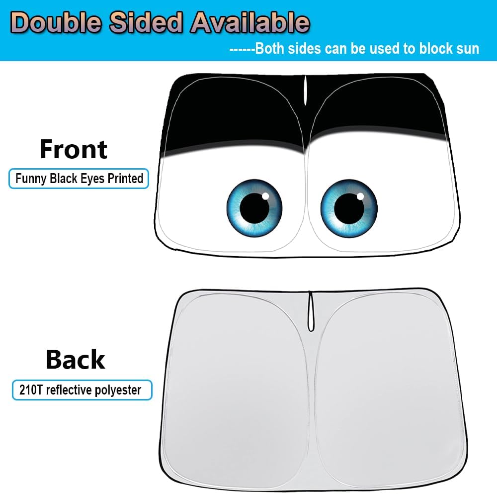 Car Gven Windshield Sun Shade Front Window Funny Cover
