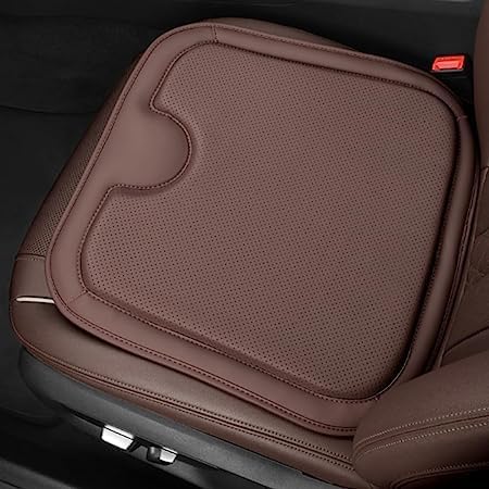 Car Leather Breathable Mesh Heightening Seat Cushion