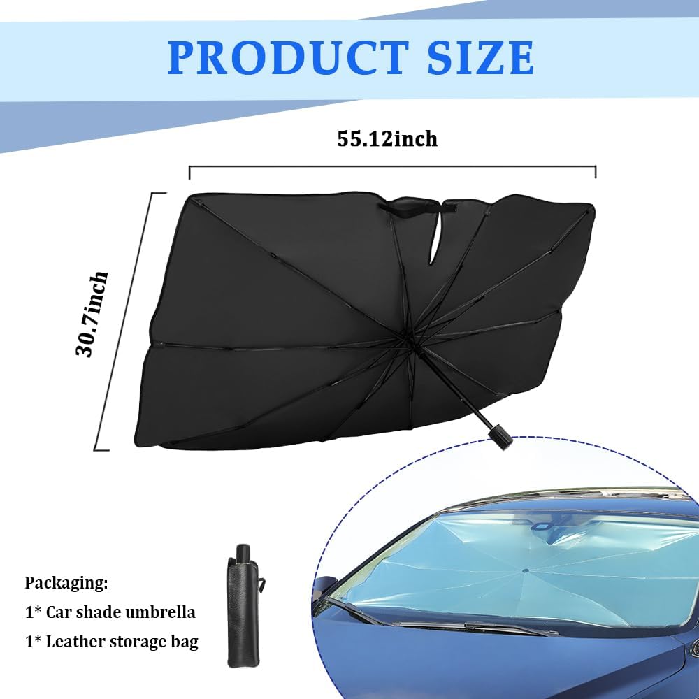 Car Shade Umbrella Front Windshield Nano 5-Layer Cover