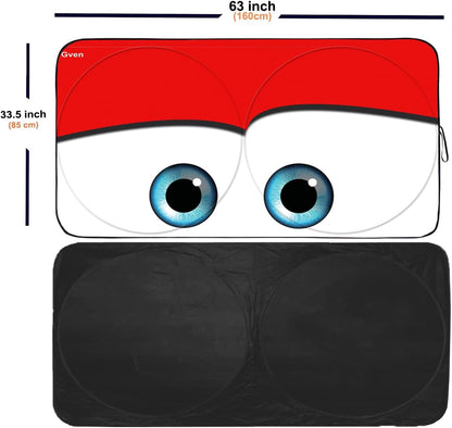 Car Gven Windshield Sun Shade Front Window Funny Cover