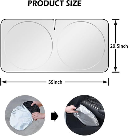 Car Windshield Thickened Sun Shade