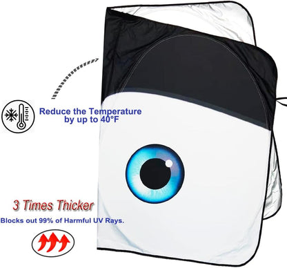 Car Gven Windshield Sun Shade Front Window Funny Cover