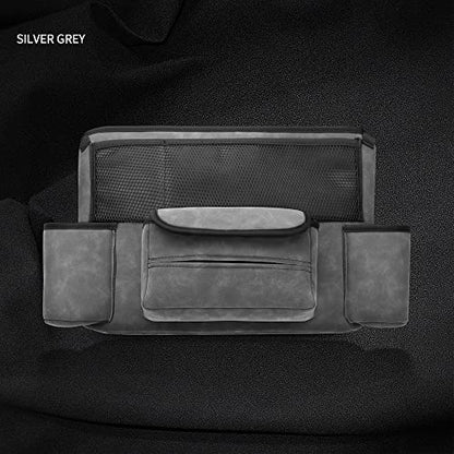 Car Handbag Holder Between Seats Suede Large Capacity Storage Organizer