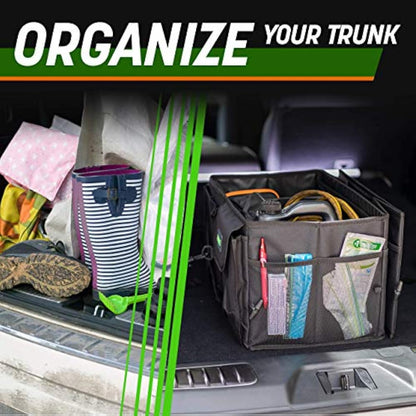 Auto Car Trunk Organizer Collapsible Multi-Compartment Automotive SUV