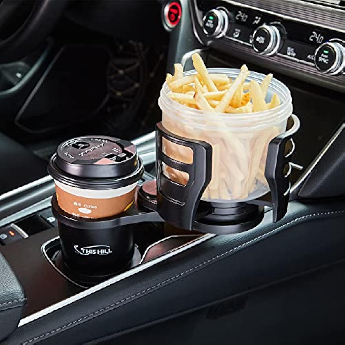 Car 2 in 1 Multifunctional Cup Holder Expander Adapter Organizer