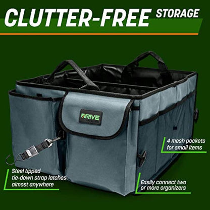 Auto Car Trunk Organizer Collapsible Multi-Compartment Automotive SUV