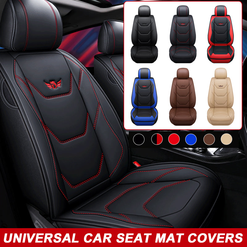 Car Universal Full Seat Mat Cover PU Leather Breathable Cushion Pad