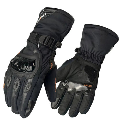 Motorcycle Waterproof Winter Warm Touch Screen Anti Slip Protective Gloves