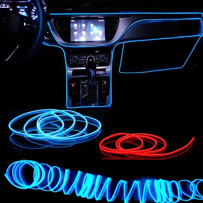 5M USB Car Atmosphere Light LED Decorative Light Bar Atmosphere Light Line Car Interior