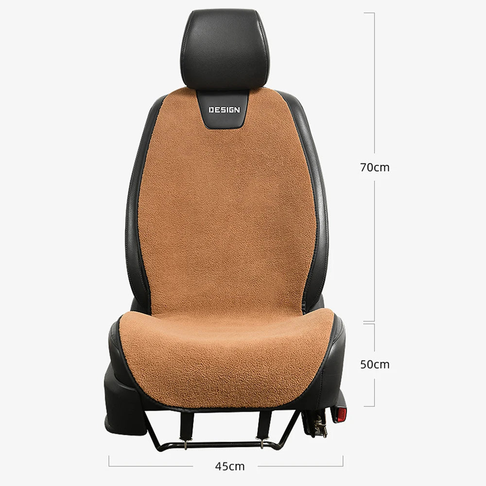 12V Winter Car Heating Cushion Electric Plush Warm Mat Pad 3-Level Adjustable Winter Seat Cushion