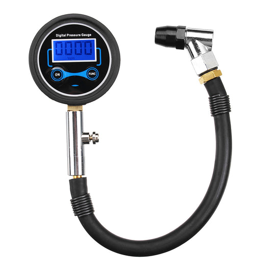 Car Motorcycle Van 0-200Psi Digital LCD Tyre Tire Air Pump Pressure Gauge Tester Tools