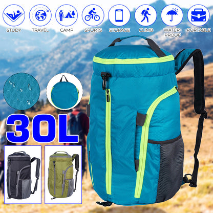 Folding Waterproof Backpack Large Capacity Outdoor Camping Hiking Backpack