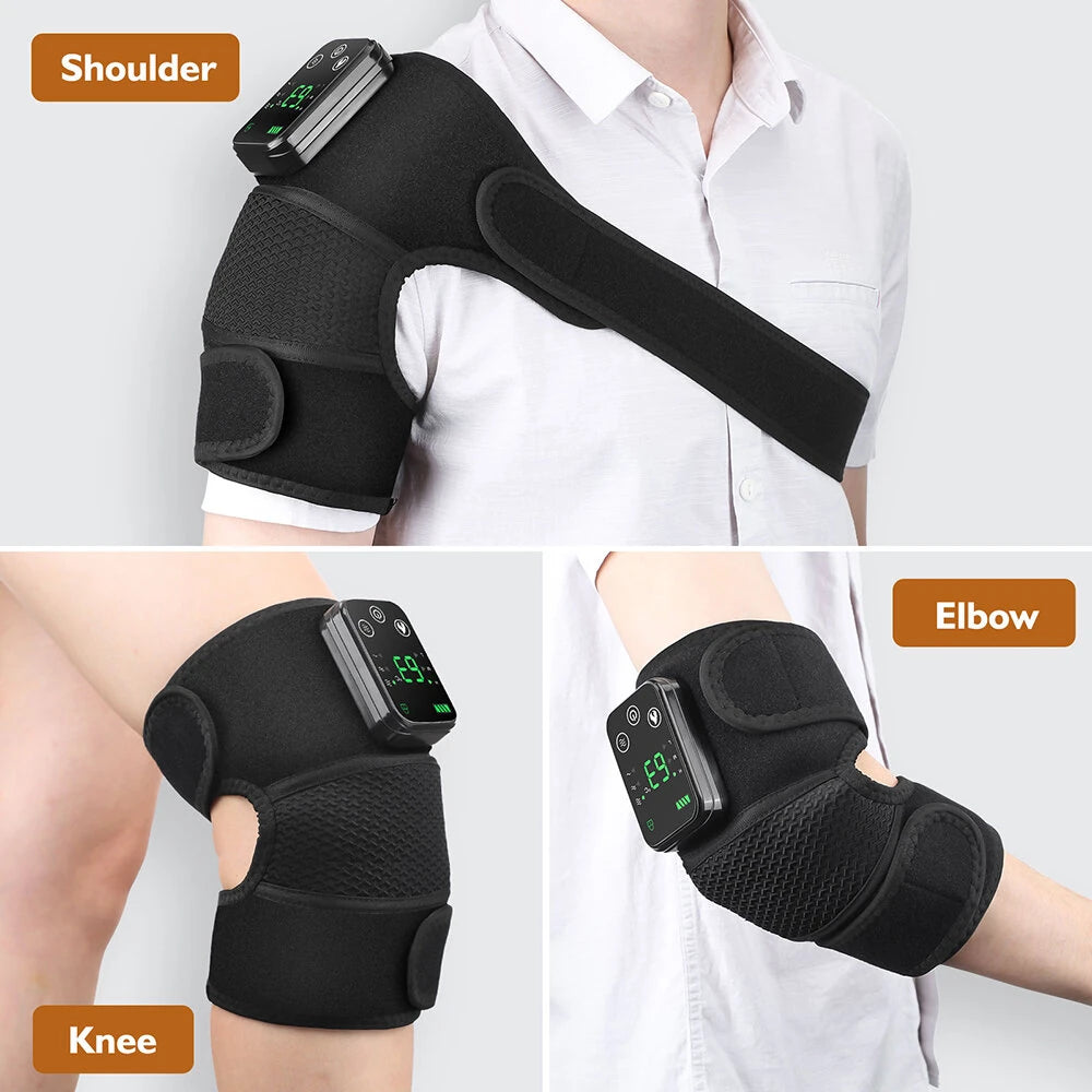 3 IN 1 Vibration Button Controller Heating Vibration Knee Pad Intelligent Massage Moxibustion Instrument